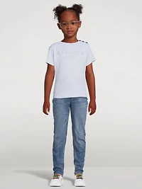 Kids Cotton Logo T-Shirt