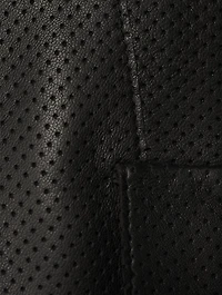 Perforated Leather Blazer