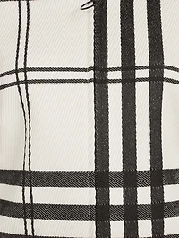 Plaid Jacquard Fleece Jacket