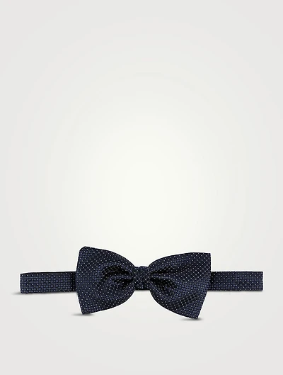 Silk Polka Dot Bow Tie