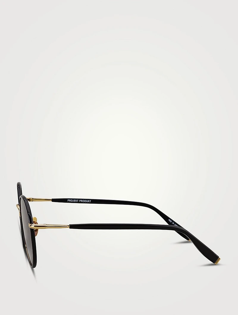 AU4 Metal Round Sunglasses