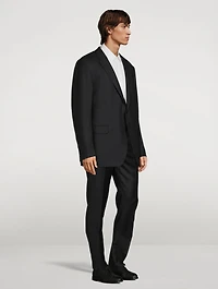 Trofeo Comfort Wool And Silk Tailored Jacket