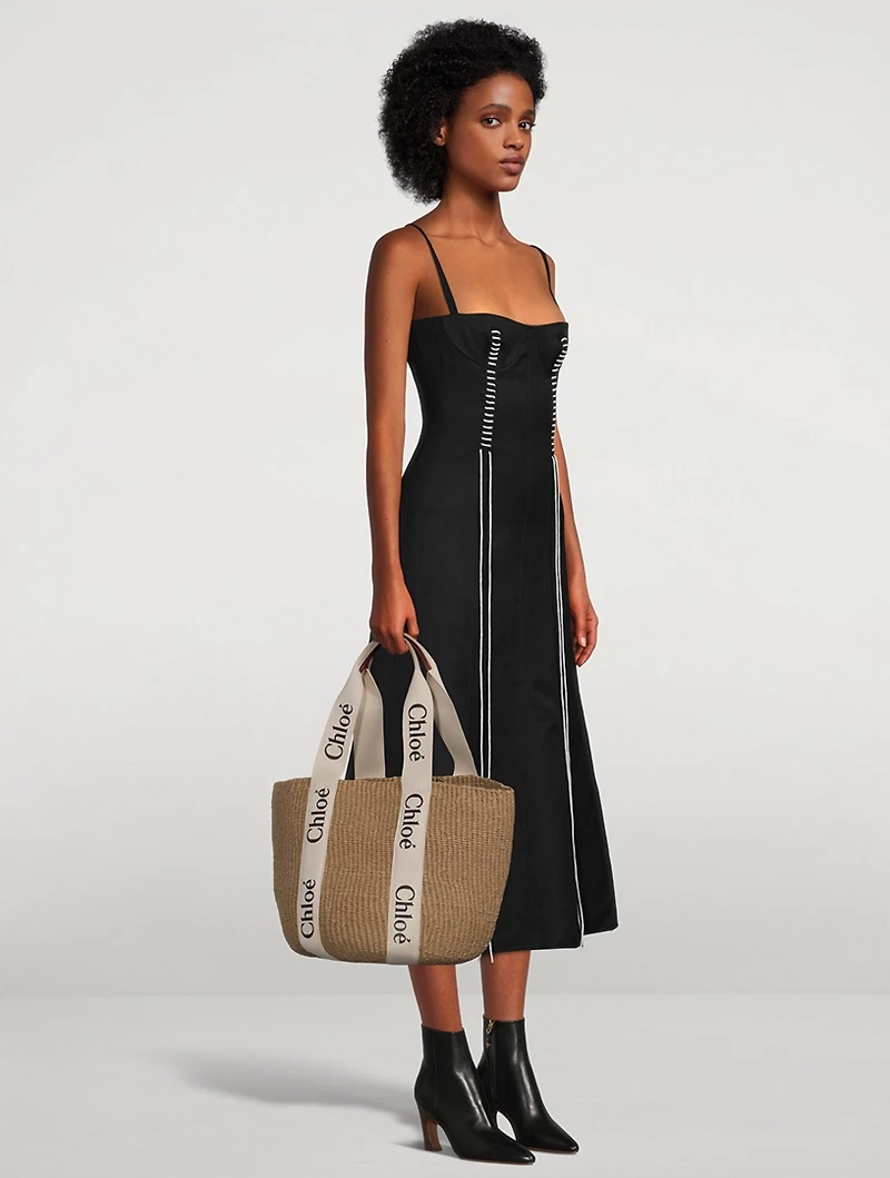 Large Woody Basket Bag