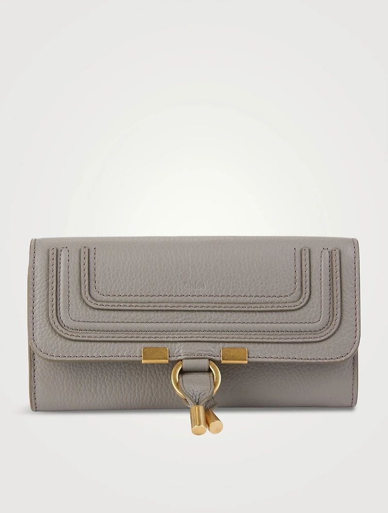 Marcie Leather Continental Wallet With Flap