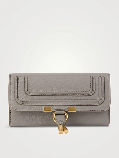 Marcie Leather Continental Wallet With Flap