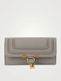 Marcie Leather Continental Wallet With Flap