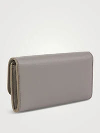 Marcie Leather Continental Wallet With Flap
