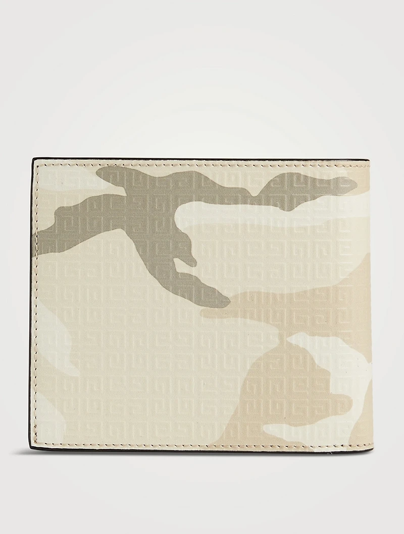 4G Camo Leather Wallet