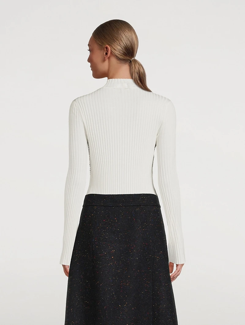 Ribbed Wool Sweater