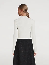 Ribbed Wool Sweater