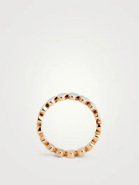 14K Gold Heart Stack Ring