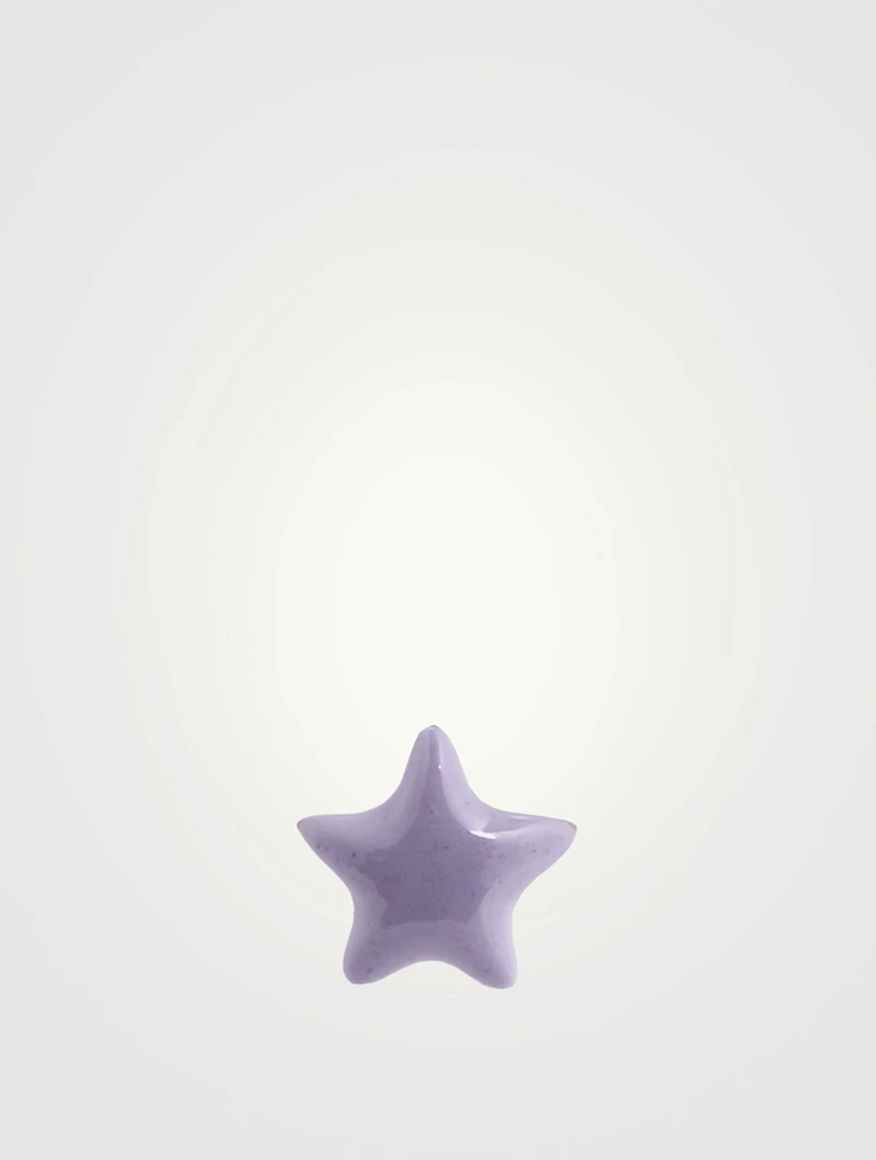 14K Gold Tiny Star Stud Earring