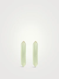 Small Jelly Lucite Hoop Earrings