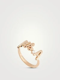 14K Gold Mrs. Ring With Diamond