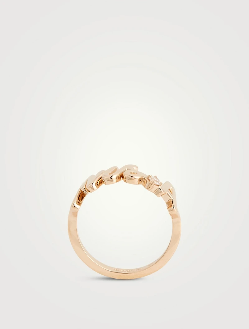 14K Gold Mrs. Ring With Diamond