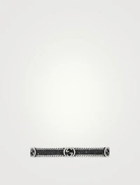Sterling Silver Interlocking G Bangle Bracelet