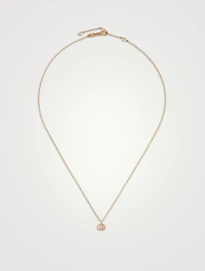 GG Running 18K Rose Gold Pendant Necklace