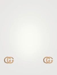 GG Running 18K Gold Stud Earrings