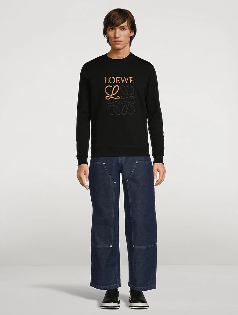 Anagram Embroidered Sweatshirt