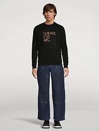Anagram Embroidered Sweatshirt