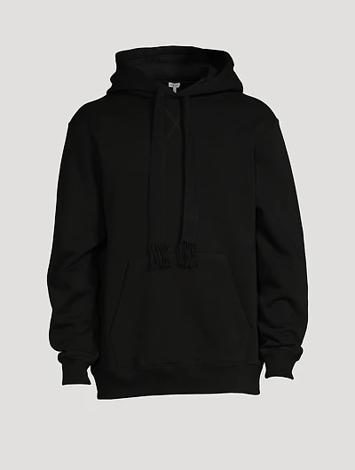 Cotton Hoodie With Neon Logo