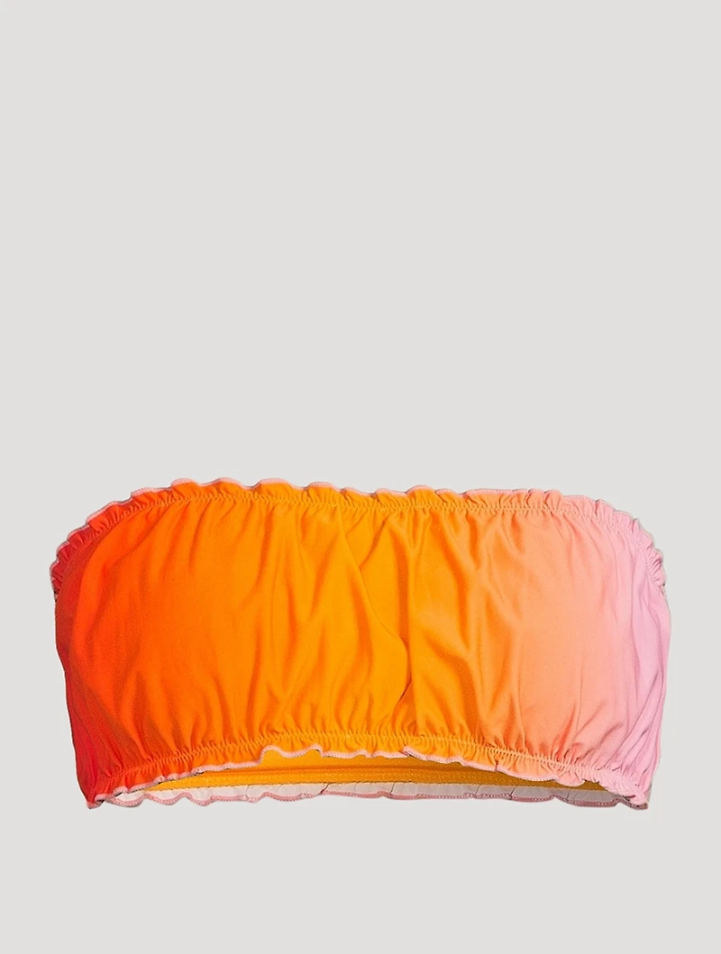 Scrunchie Bandeau Bikini Top