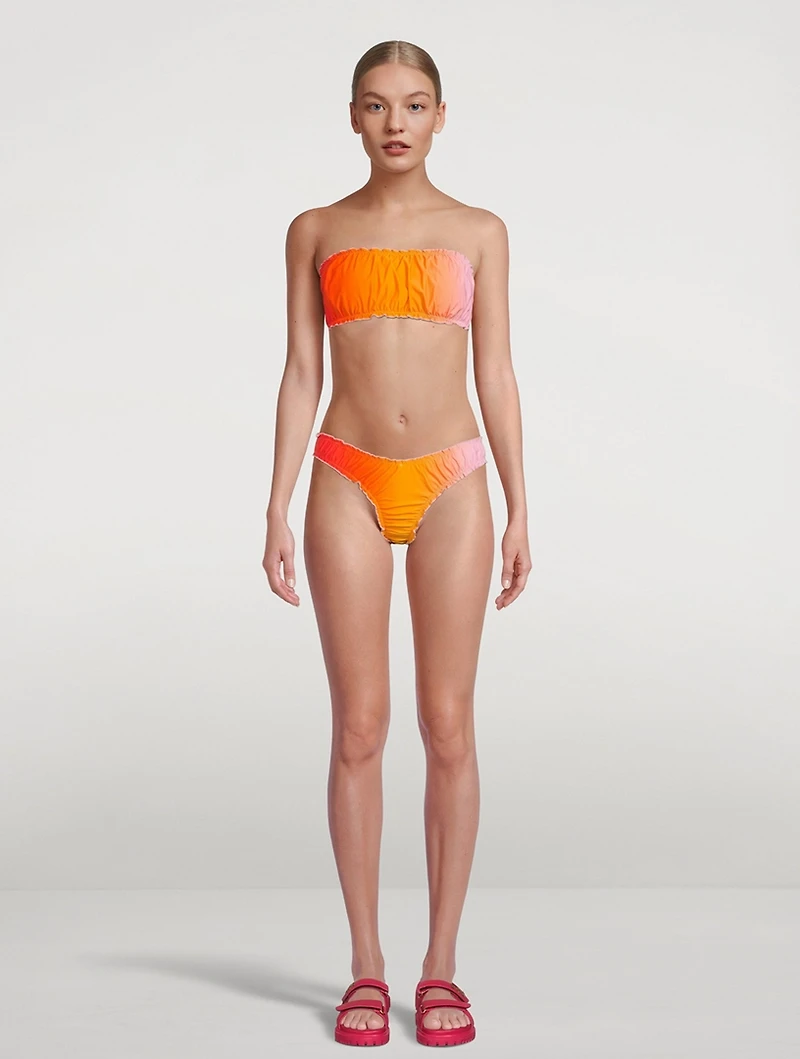 Scrunchie Bandeau Bikini Top