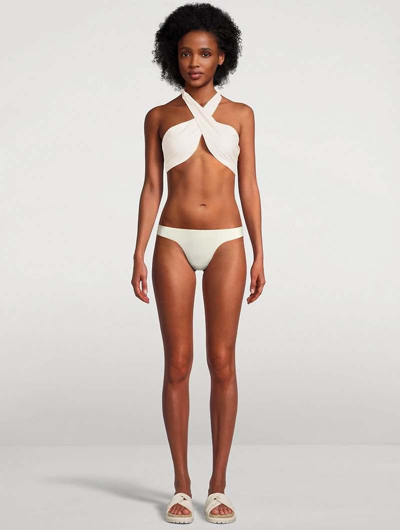 Wrap Halter Bikini Top