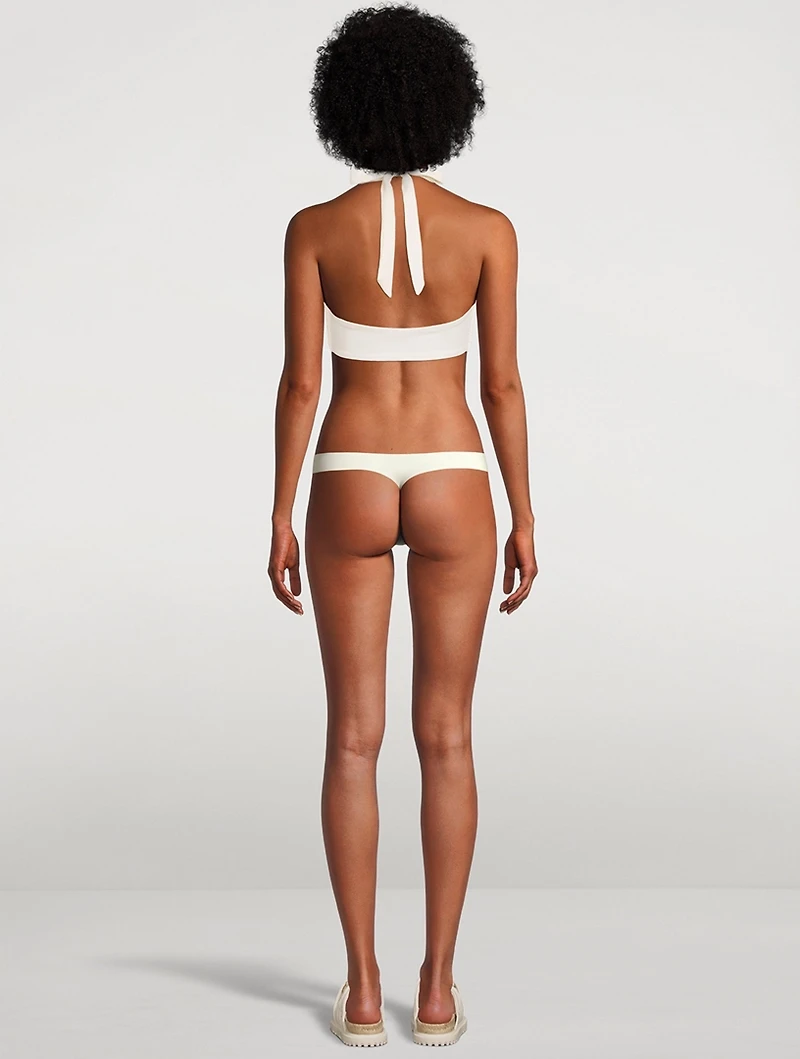 Wrap Halter Bikini Top