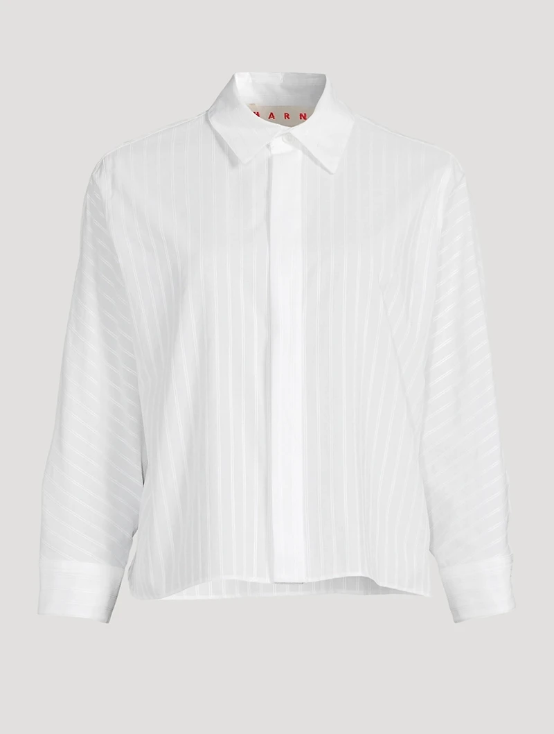 Cotton Shirt Stripe Print