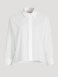 Cotton Shirt Stripe Print