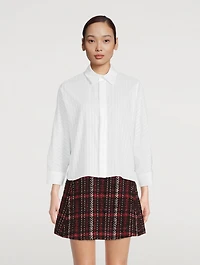 Cotton Shirt Stripe Print