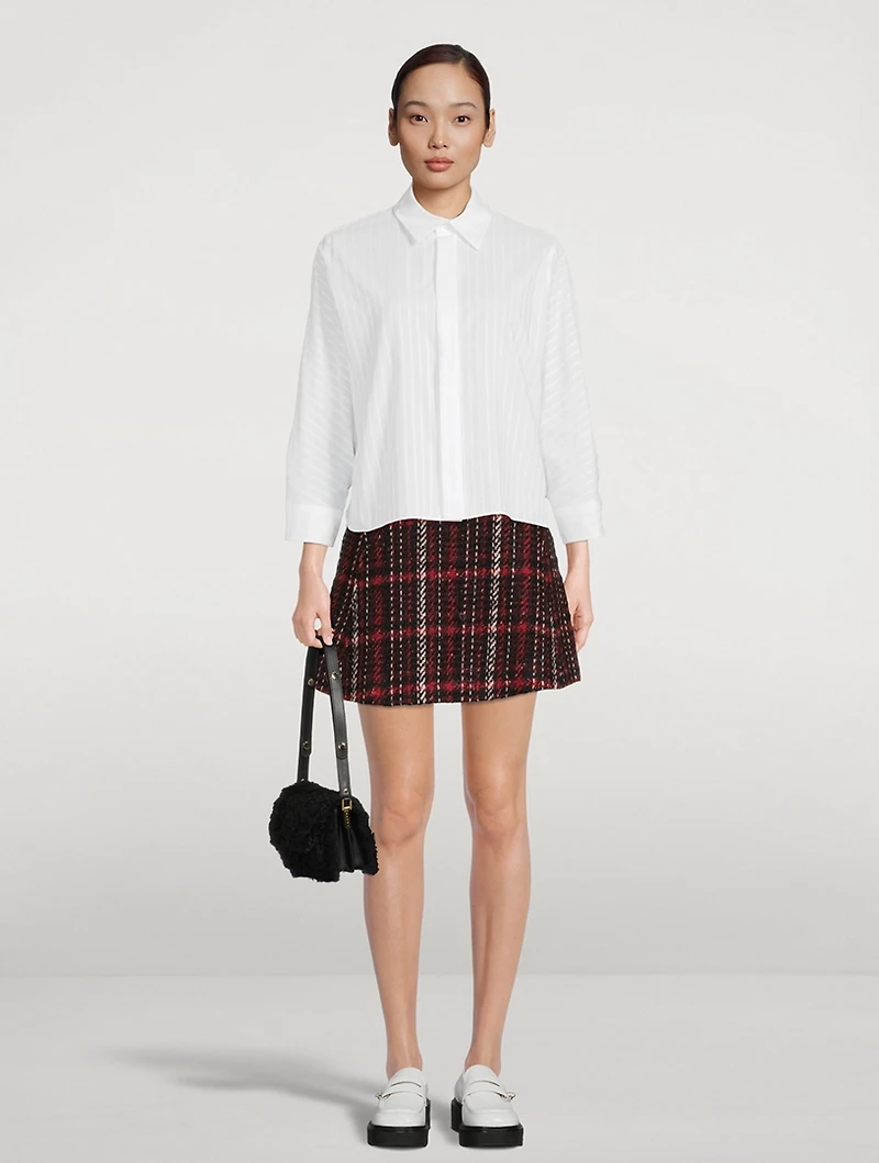 Cotton Shirt Stripe Print