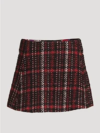 Checkered Mini Skirt