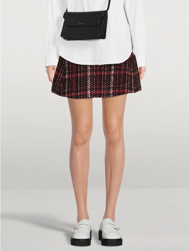 Checkered Mini Skirt