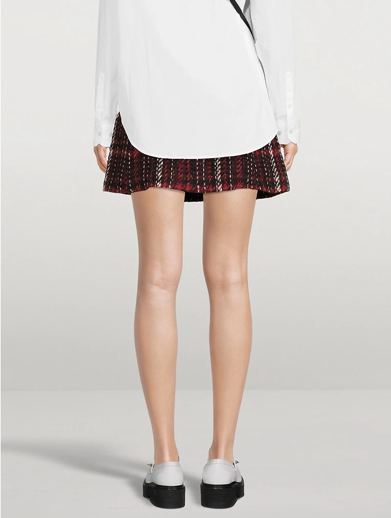 Checkered Mini Skirt