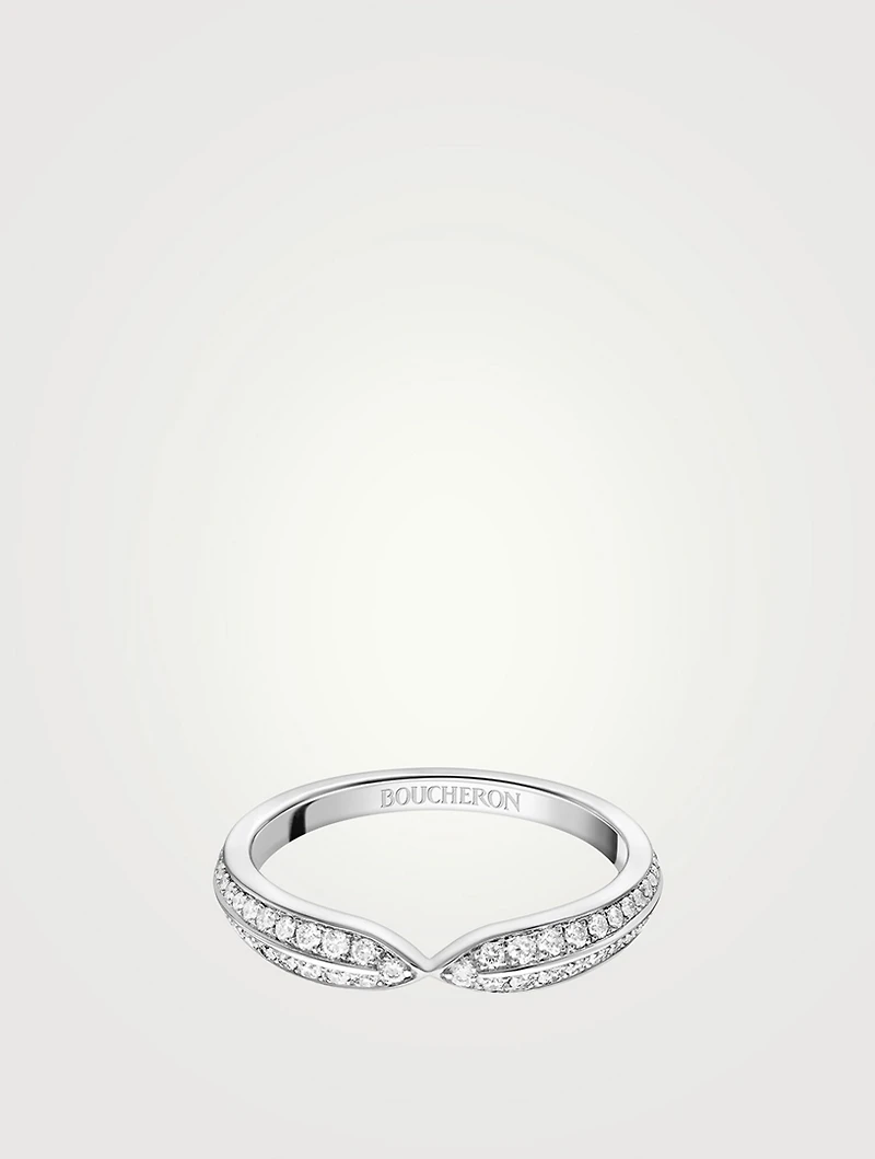 Pont de Paris Platinum Ring With Diamonds