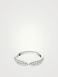 Pont de Paris Platinum Ring With Diamonds