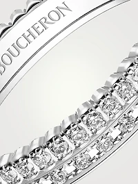 Quatre Radiant Edition 18K White Gold Ring With Diamonds