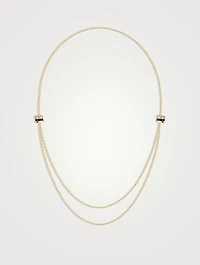 Quatre Classique 18K Gold Necklace With Diamonds