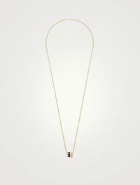 Small Quatre Classique Pendant 18K Gold With Diamonds