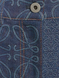 Anagram Denim Mini Skirt