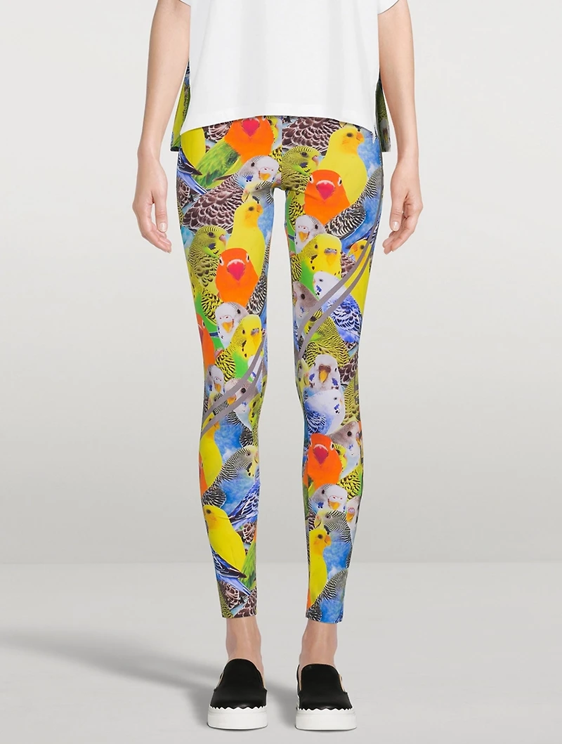 Leggings Parrots Print