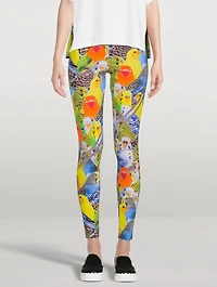 Leggings Parrots Print