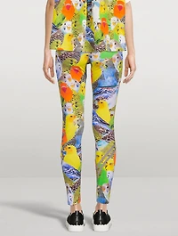Leggings Parrots Print