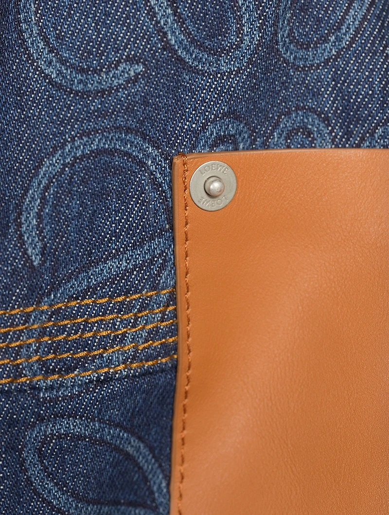 Workwear Denim Jacket Anagram Print