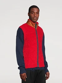 Wool-Blend Zip Vest