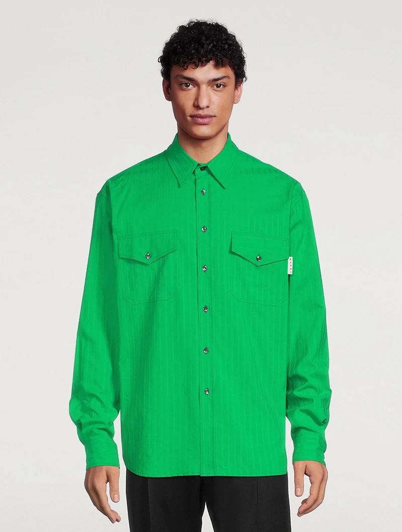 Cotton Military Shirt