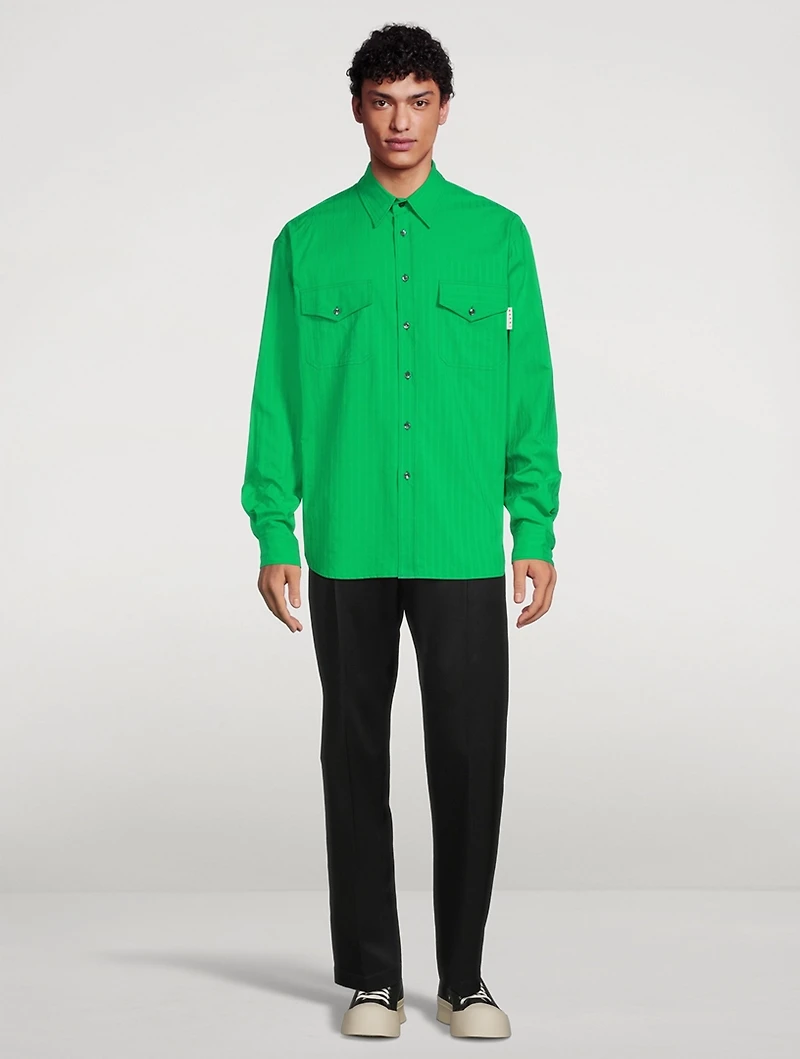 Cotton Military Shirt