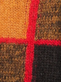 Wool And Mohair Patchwork Sweater